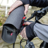KLICKfix Lenkertasche Baggy Mini Waterproof 2L - grau