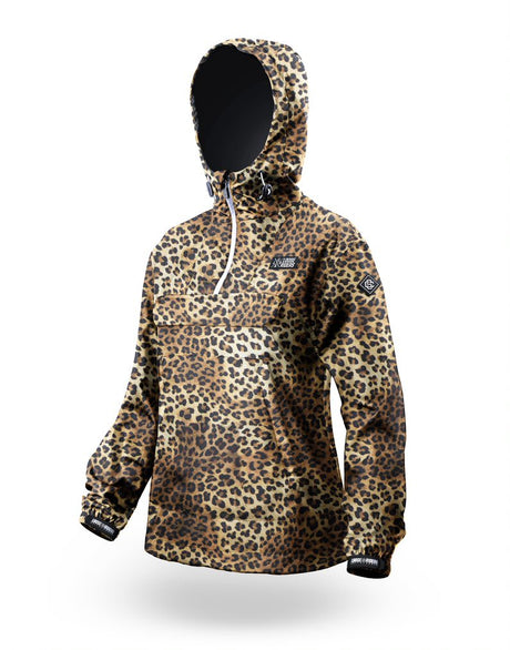 Windbreaker Damen Anorak Leopard