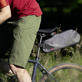 KLICKfix Satteltasche Bikepack X Waterproof Compact 4,5 - 6,5L - grau