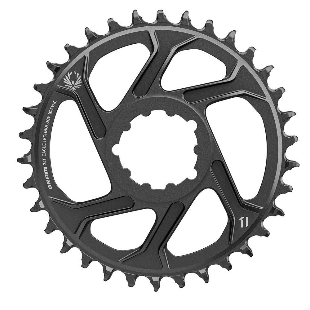 Eagle SL X-Sync 2 Kettenblatt, Aluminium, 3mm Offset (Boost), 12-fach - schwarz