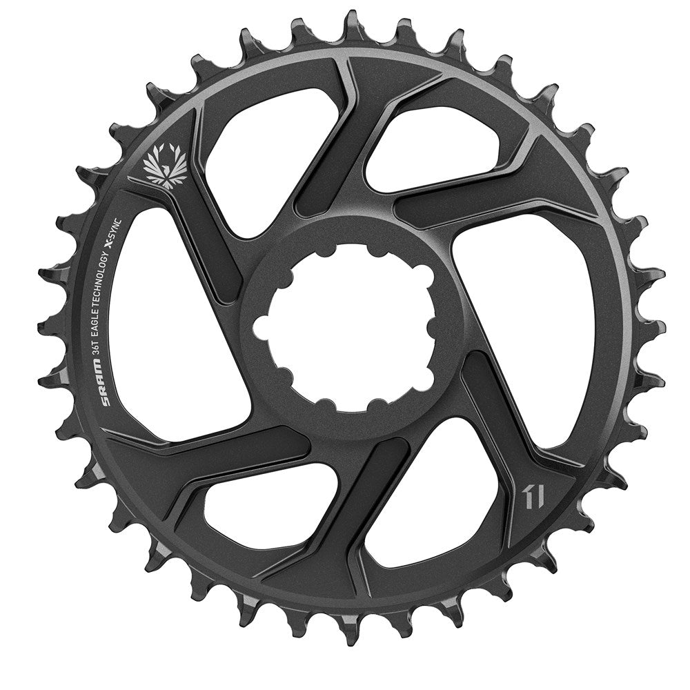Eagle SL X-Sync 2 Kettenblatt, Aluminium, 3mm Offset (Boost), 12-fach - schwarz