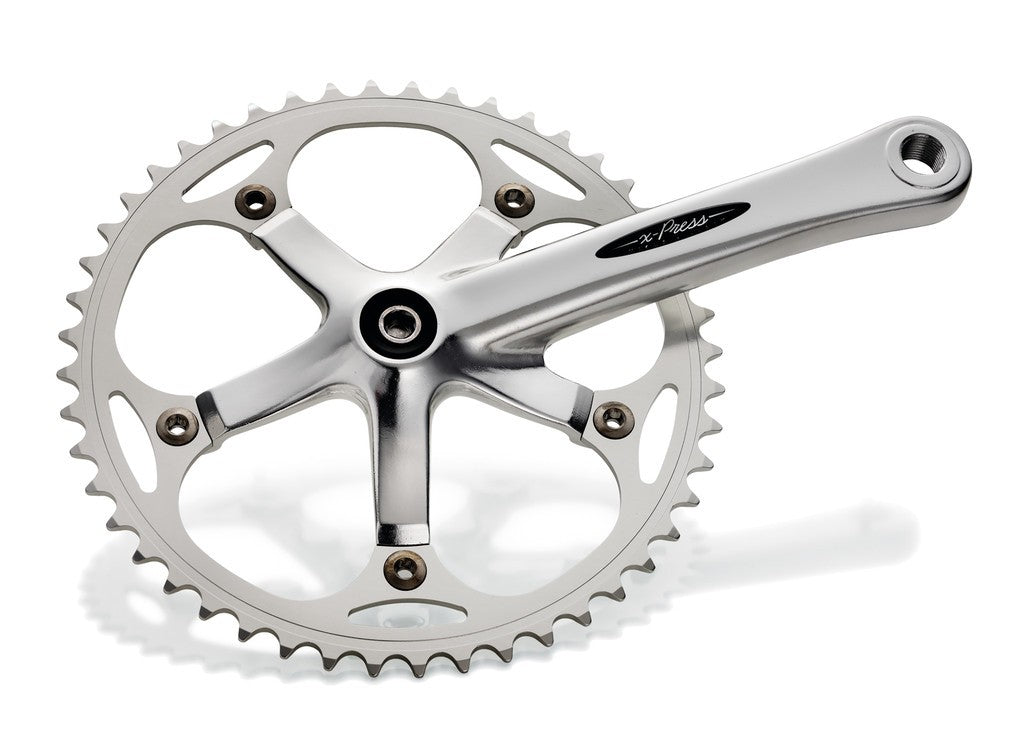 X Press crankset with chainring Silver