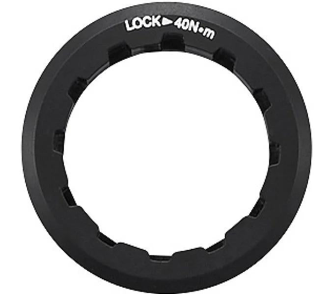 Closure ring for SHIMANO cassettes - black 