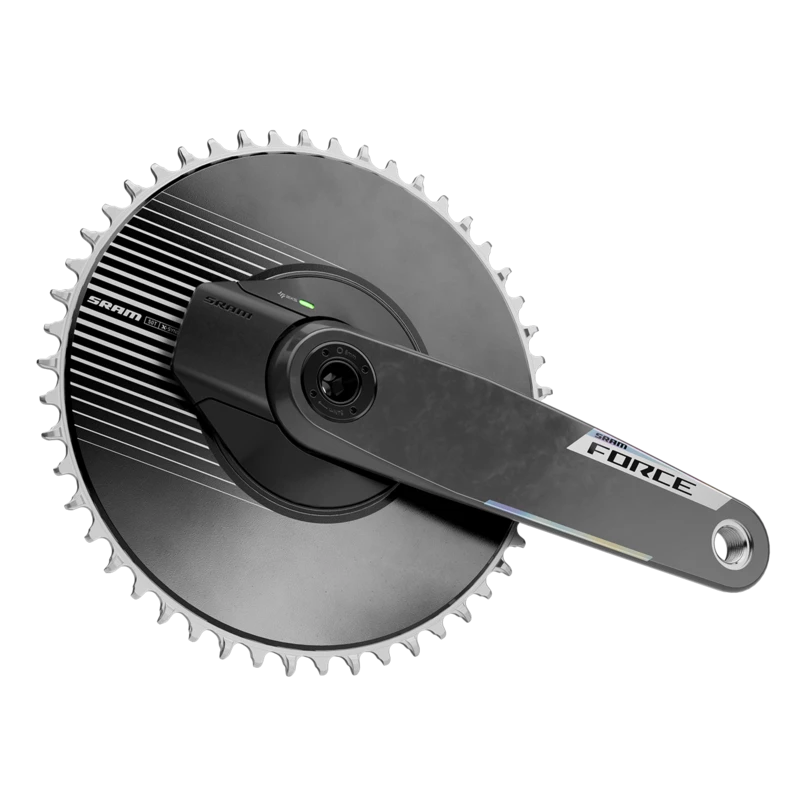 Force Aero E1 - Kurbelgarnitur mit Powermeter, 50T - schwarz