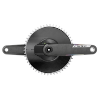 Force Aero E1 - Kurbelgarnitur mit Powermeter, 50T - schwarz