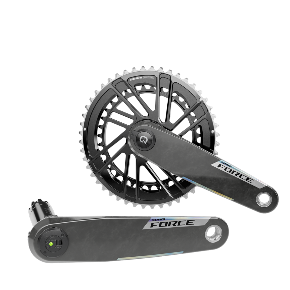 Force AXS E1 Kurbelgarnitur, 48-35T - schwarz