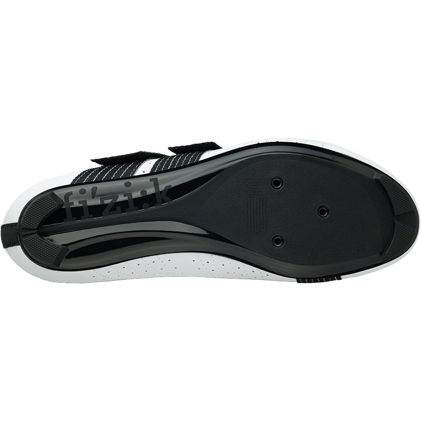 Tempo Powerstrap R5 Rennradschuhe - Weiss/Schwarz