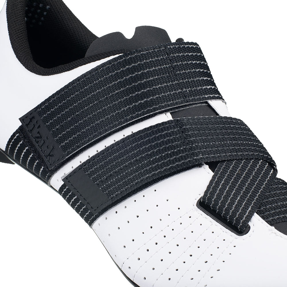 Tempo Powerstrap R5 Rennradschuhe - Weiss/Schwarz