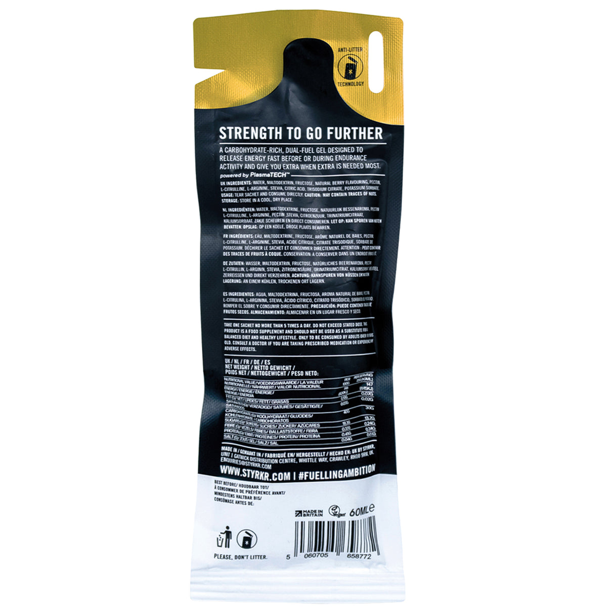 Gel 30 Caffeine Dual-Carb Energie Gel
