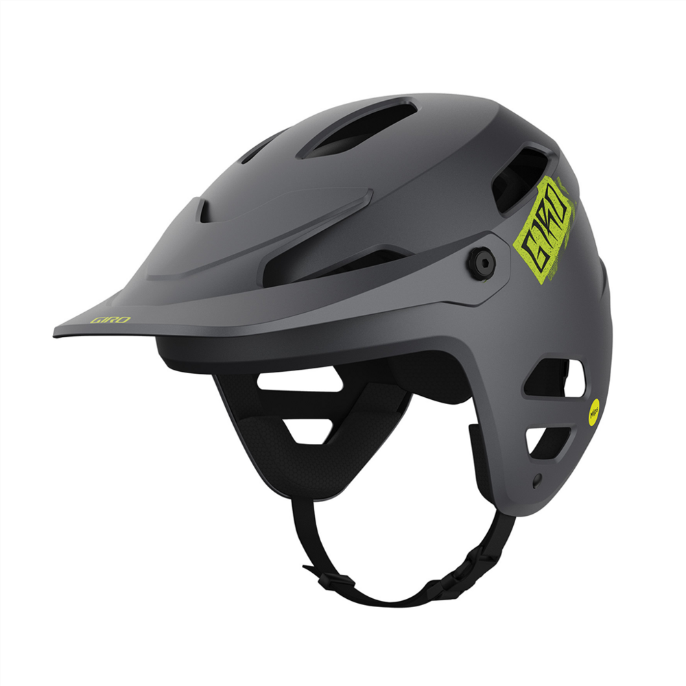 Tyrant Spherical MIPS Fahrradhelm - matte met black/ano lime
