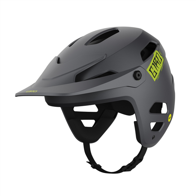Tyrant Spherical MIPS Fahrradhelm - matte met black/ano lime