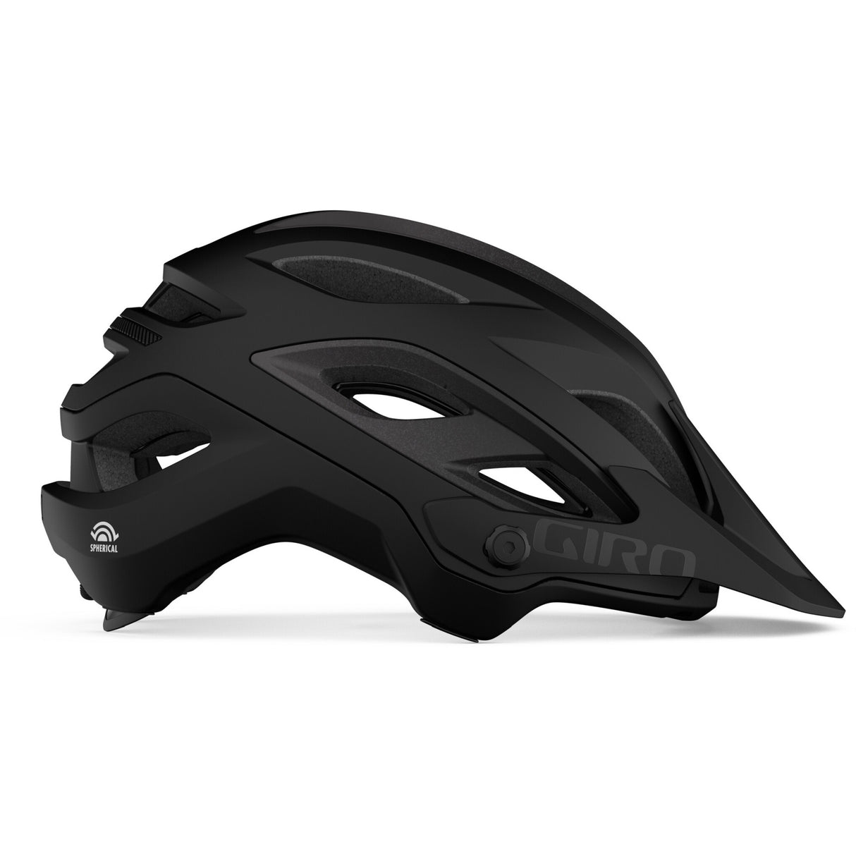 Merit Spherical Fahrradhelm - matte black/gloss black
