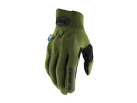 100% Cognito Smart Shock Gloves - Army Green / Black