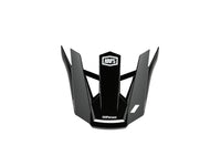 100% Aircraft 2 replacement visor - black/white