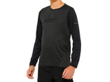100% Ridecamp Youth Long Sleeve Jersey - Black/Charcoal