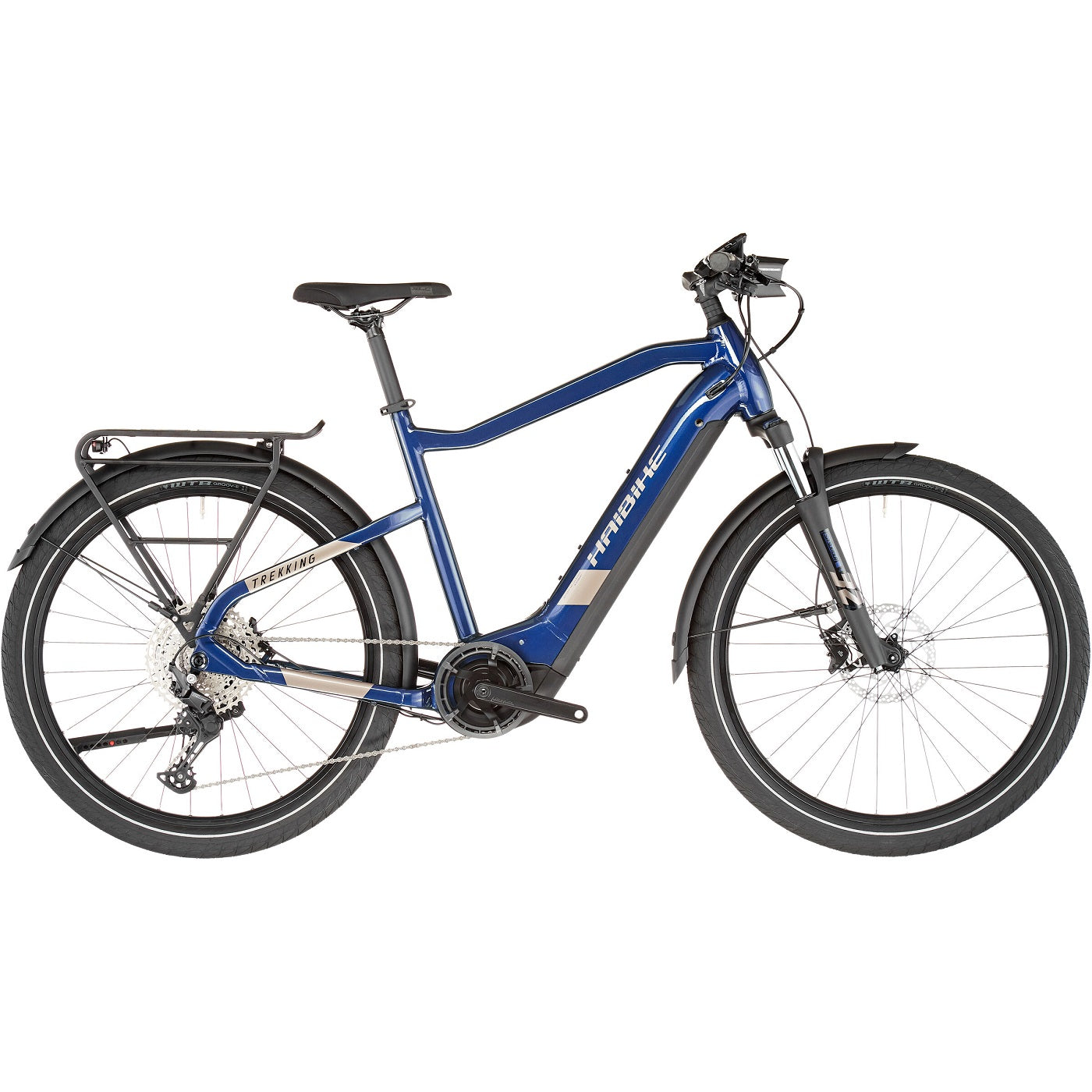 Haibike E-Trekking bike Trekking 7 Men's - Blue / Sand 48 cm