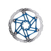 Vented Rotor brake disc internally ventilated V4 - blue 