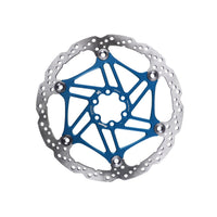 Vented Rotor brake disc internally ventilated V4 - blue 