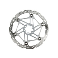 Vented Rotor brake disc internally ventilated V4 - silver 