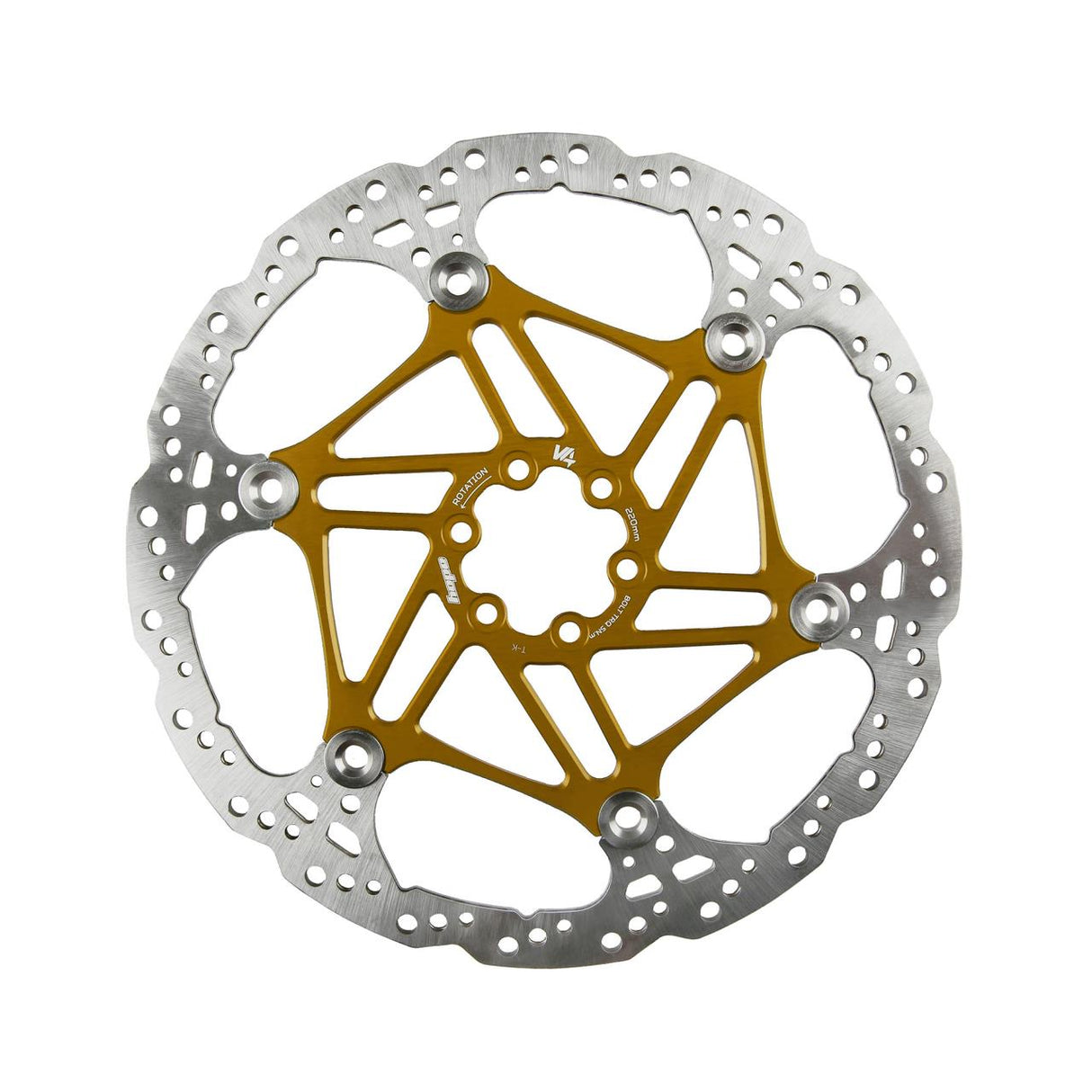 Vented Rotor Bremsscheibe innenbelüftet V4 - bronze