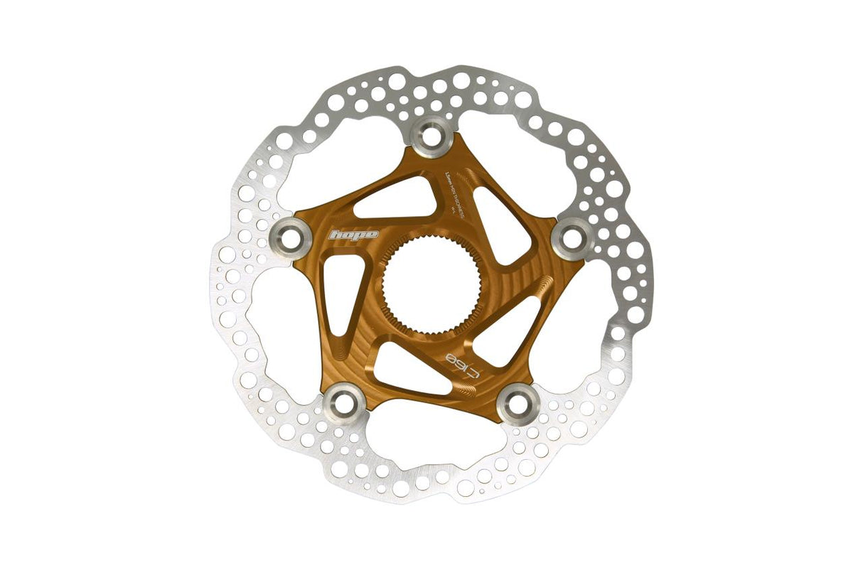 Floating Disc Bremsscheibe - Center Lock - bronze