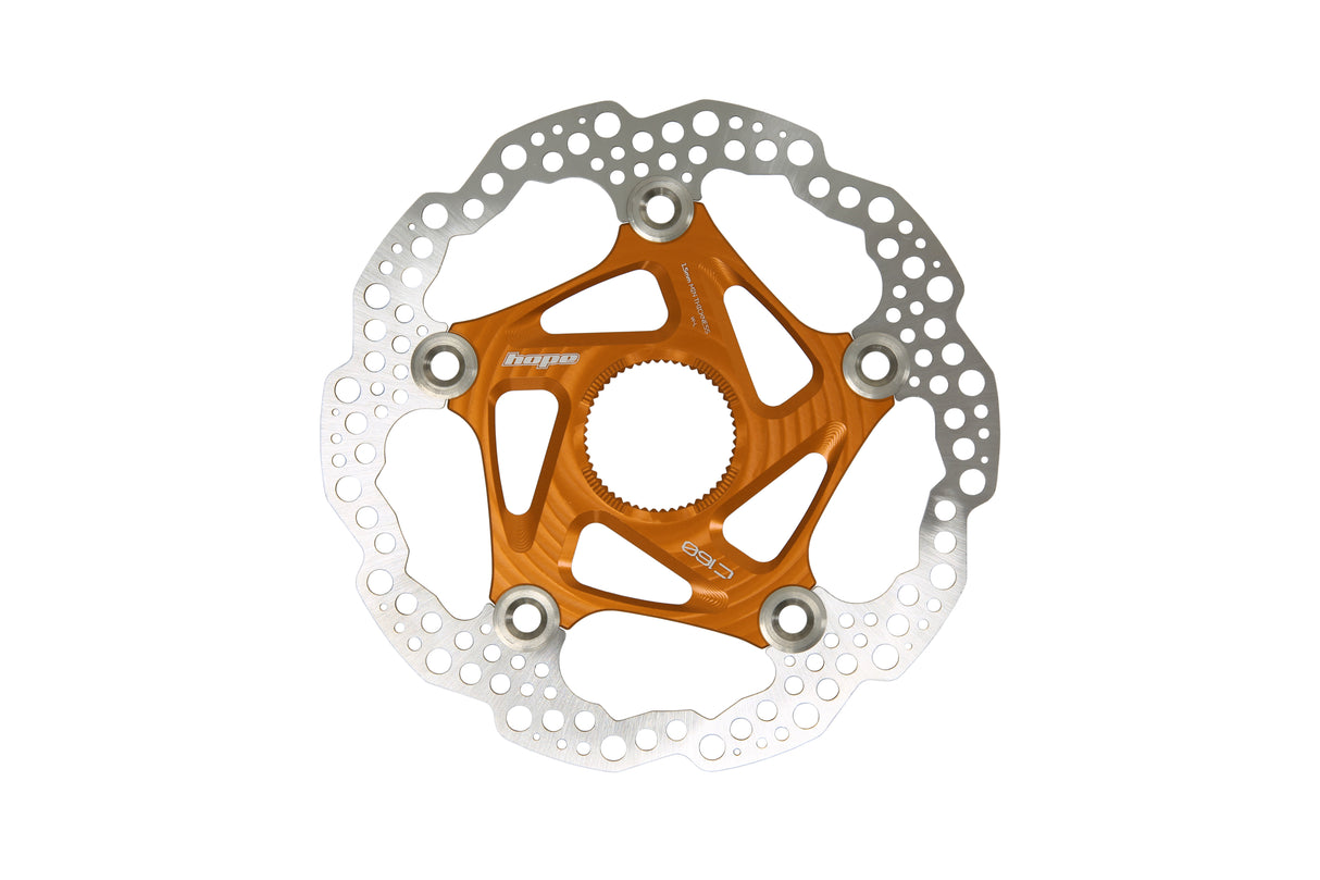 Floating Disc Bremsscheibe - Center Lock - orange