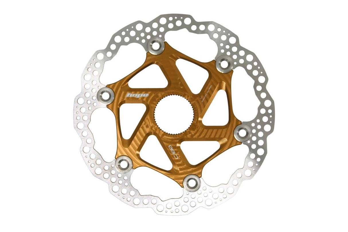 Floating Disc Bremsscheibe - Center Lock - bronze