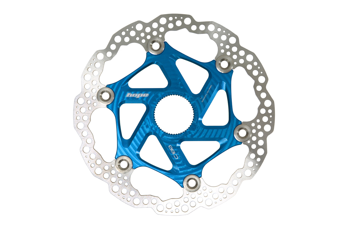 Floating Disc Bremsscheibe - Center Lock - blau