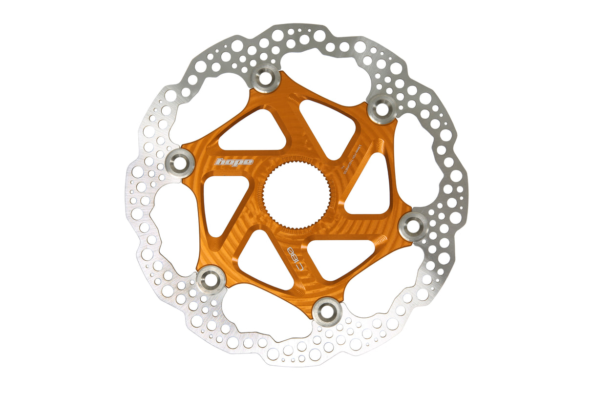 Floating Disc Bremsscheibe - Center Lock - orange