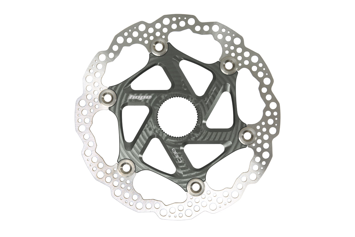 Floating Disc Bremsscheibe - Center Lock - smoke