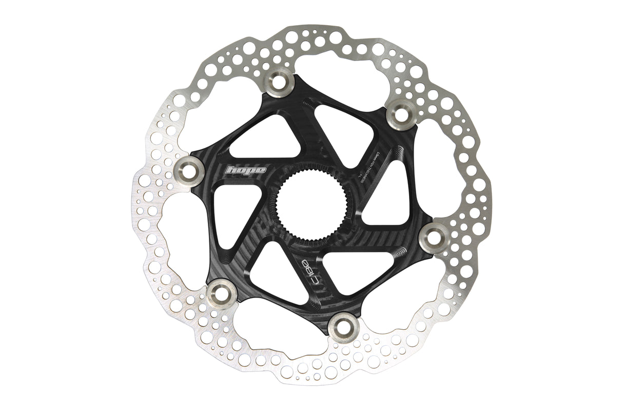 Floating Disc Bremsscheibe - Center Lock - schwarz