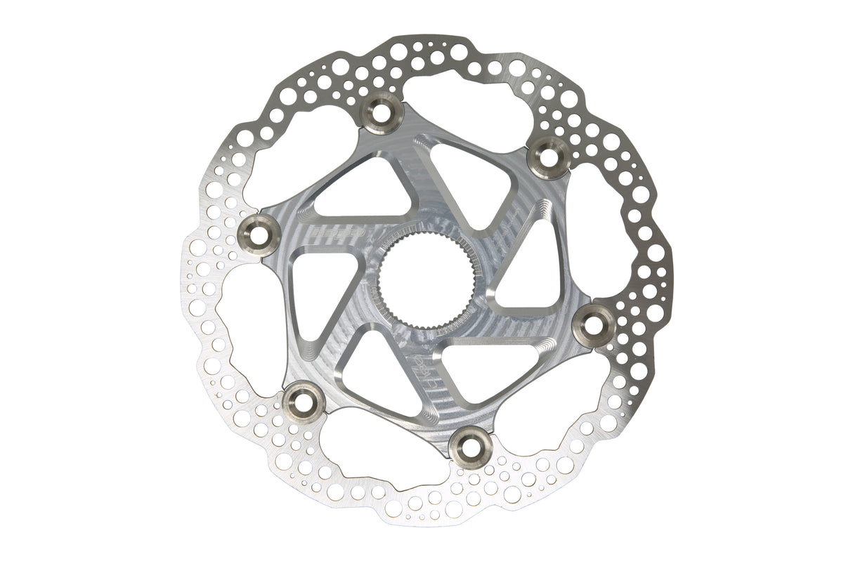 Floating Disc Bremsscheibe - Center Lock - silber