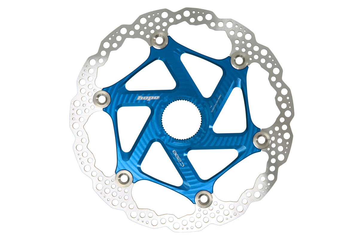 Floating Disc Bremsscheibe - Center Lock - blau