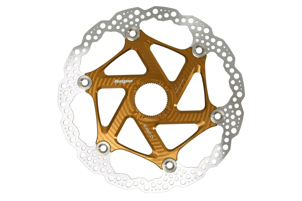 Floating Disc Bremsscheibe - Center Lock - bronze