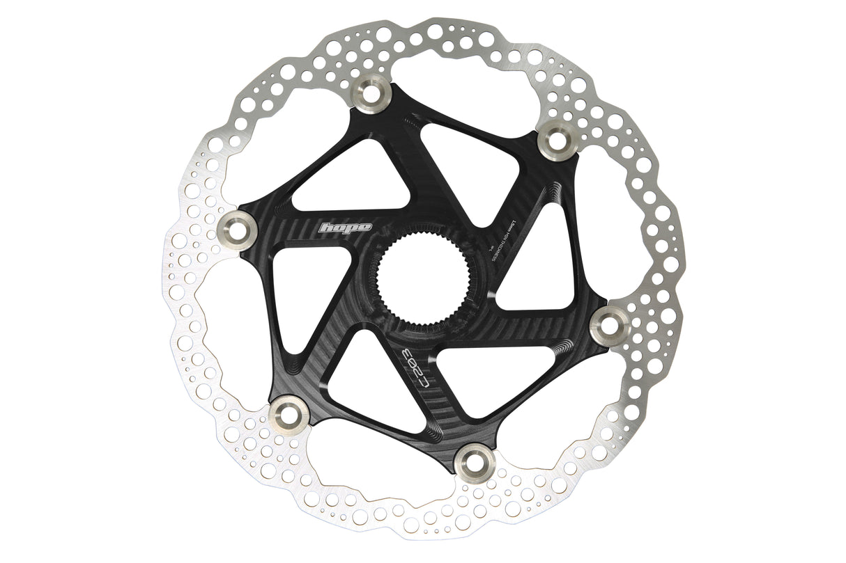 Floating Disc Bremsscheibe - Center Lock - schwarz