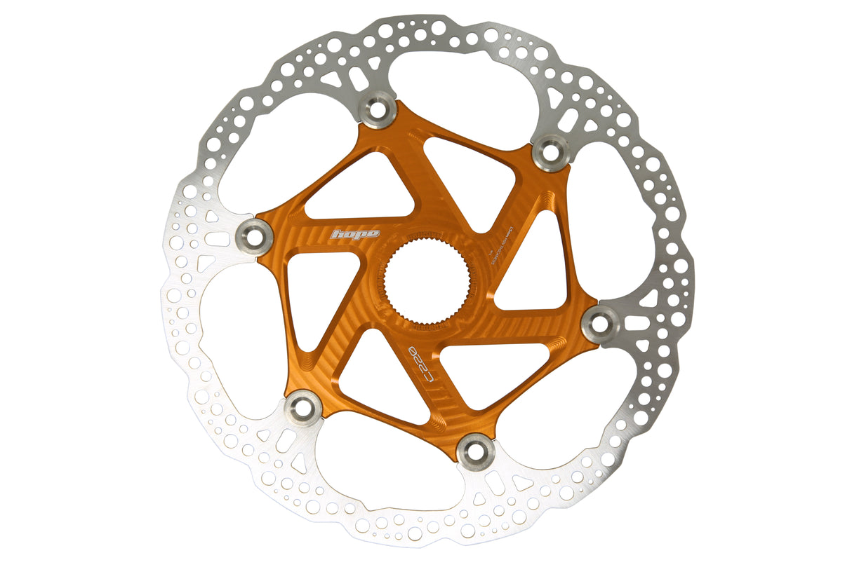 Floating Disc Bremsscheibe - Center Lock - orange