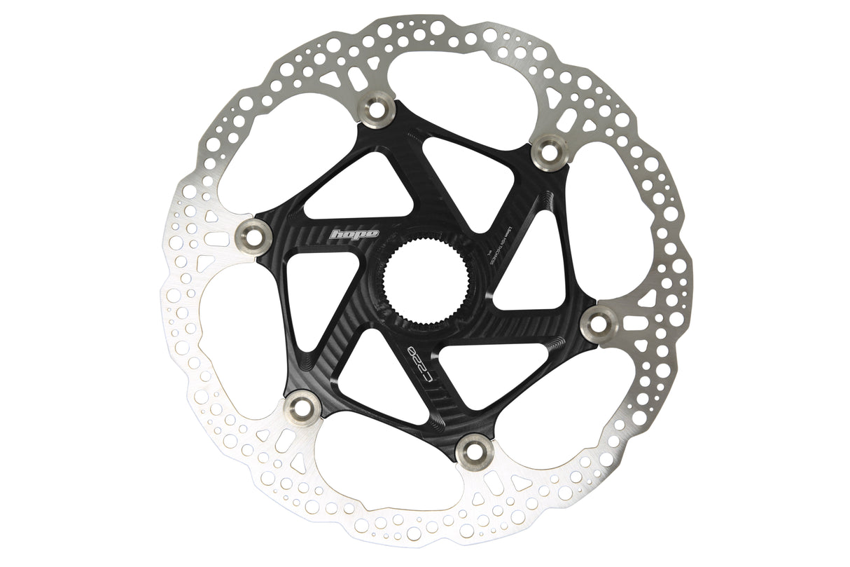 Floating Disc Bremsscheibe - Center Lock - schwarz