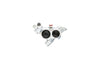 RX4+ SL Bremssattel Flatmount - DOT - Silber