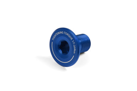Kurbel-Endschraube - blau