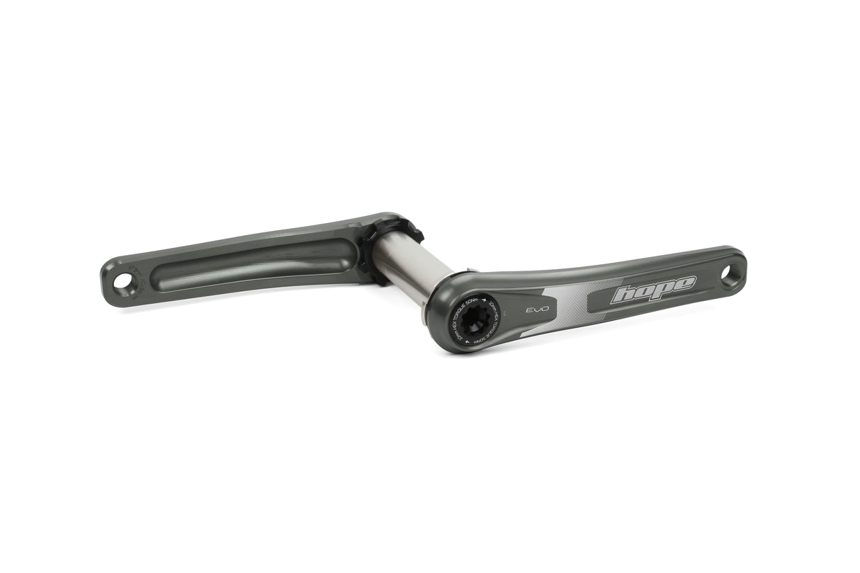 EVO Kurbelgarnitur ohne Spider 68/73 mm - Smoke