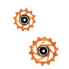 Jockey Wheels Derailleur Pulleys - 14T / 12T - Orange 