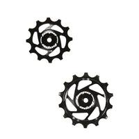 Rouleaux de dérailleur Jockey Wheels - 14Z / 12Z - Noir