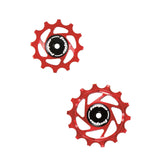Jockey Wheels Schaltrollen - 14Z / 12Z - Rot
