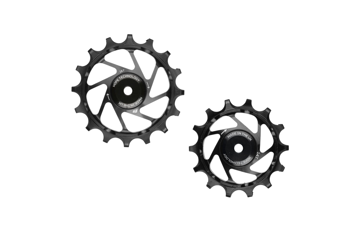 Jockey Wheels Schaltrollen - 16/14 - Black