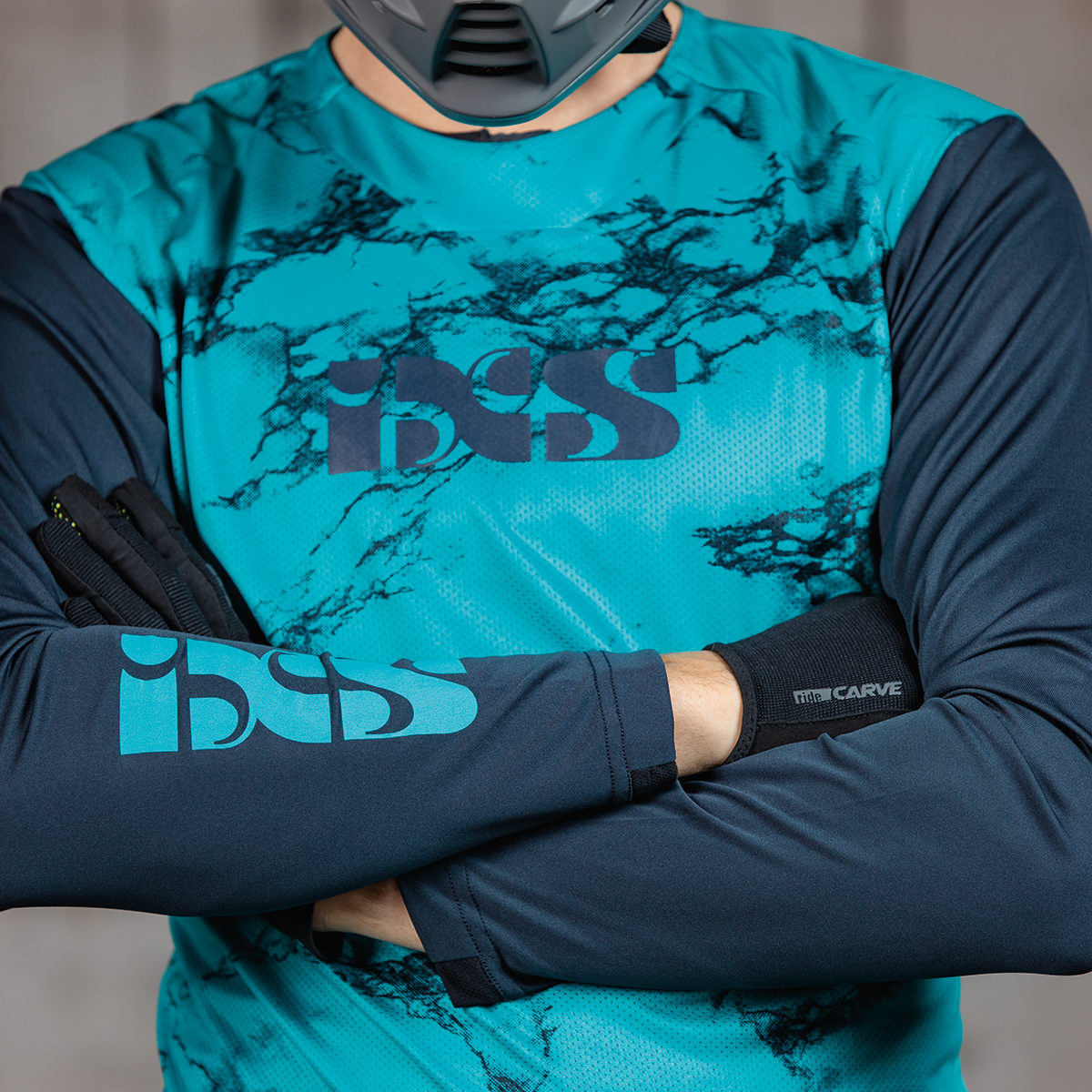 Trigger X Air Jersey Lange Mouw - Turquoise/Blauw