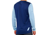 100% Ridecamp Long Sleeve Jersey - Navy/Slate
