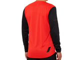 100% Ridecamp Long Sleeve Jersey - Red/Black