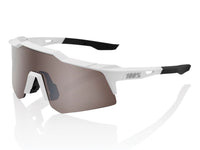 100% Speedcraft XS - HiPER Mirror Lens - Matte White HiPER Silver