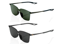 100% Legere Square - Smoke Lens - Matte Black