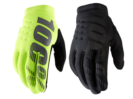 100% Brisker Youth Cold Weather Gloves - black